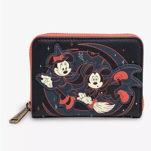 Loungefly Disney Mickey & Minnie Halloween Glow-in-the-Dark Wallet BoxLunch